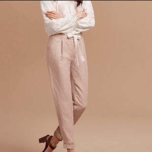 Wilfred beautiful linen blend crop in size 0-blush colour Perfect condition